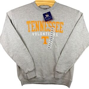 NWT Champion Tennessee Volunteers Crewneck Fleece Sweatshirt Grey Men's Small